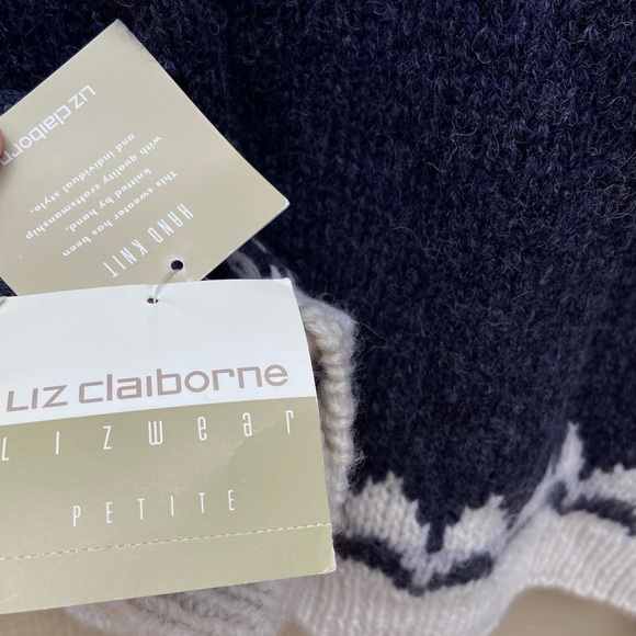 Liz Claiborne LizWear Womens Mock Neck Sweater wool - Picture 5 of 6